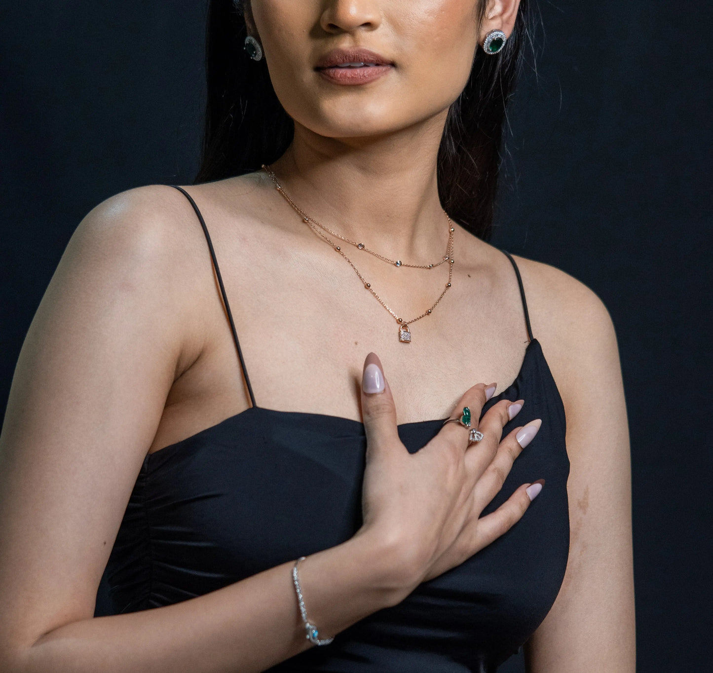 Silver Lock Set Nysa