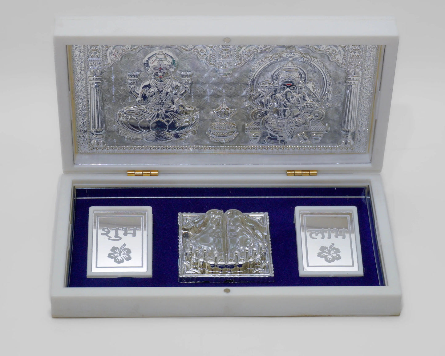 Pure 999 Silver Saraswati Box Frame