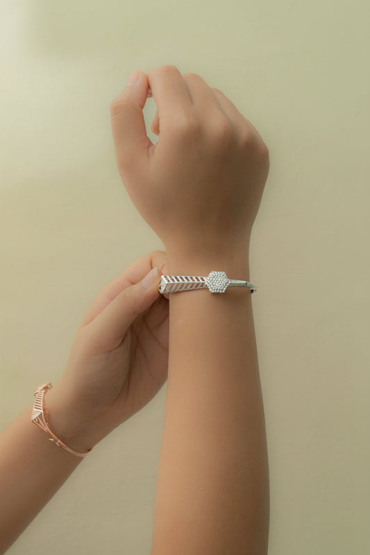 Silver Aura Cuff