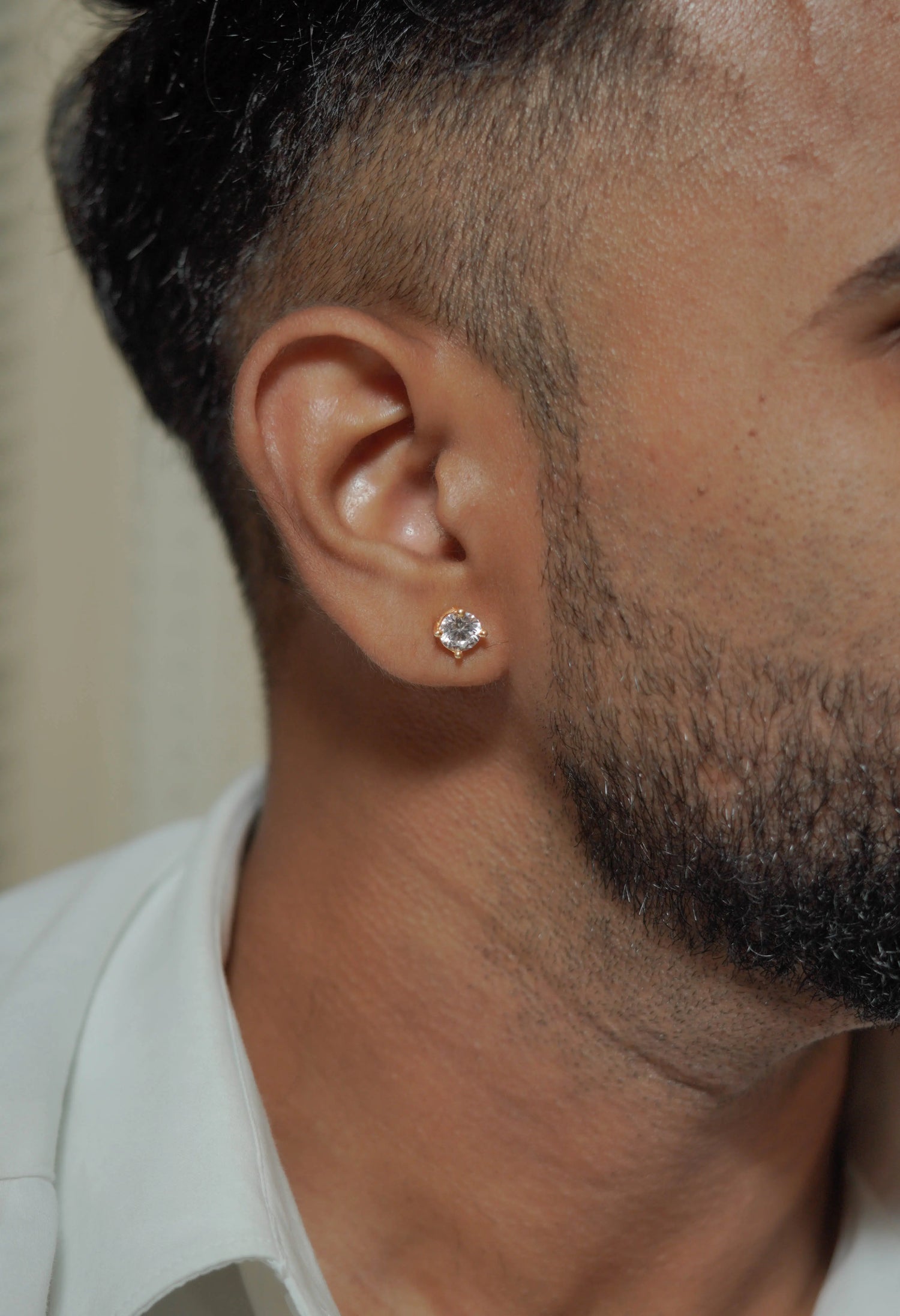 Kyro – Gold plated Silver Stud for Him Nysa Jewels