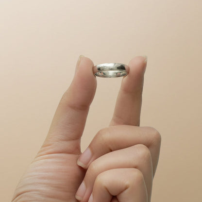 Pure Band Silver Ring for Women (925 Sterling Silver)