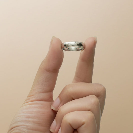 Pure Band Silver Ring for Women (925 Sterling Silver)